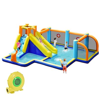 Bounce into Fun: An In-depth Look at Inflatable Bounce Houses and Pools Combined