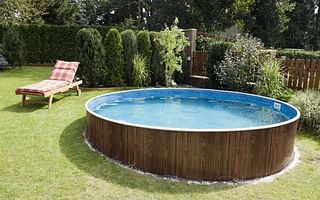 How do you level an above ground swimming pool?