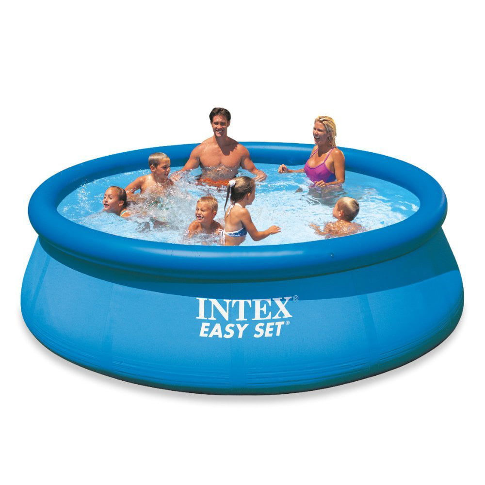 Intex Easy Set Inflatable Pool setup outdoors
