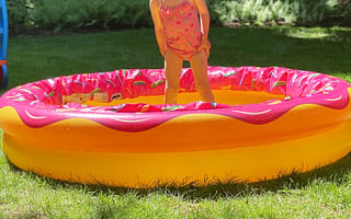 What is the square footage of an inflatable pool?
